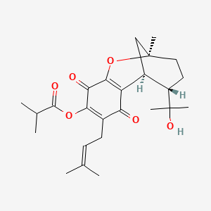 molecular formula C25H34O6 B1238880 Erectquione C 