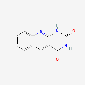 molecular formula C11H7N3O2 B1238884 Pyrimido[4,5-b]quinoline-2,4(1H,3H)-dione CAS No. 26908-38-3