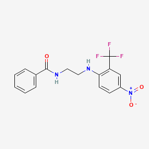 molecular formula C16H14F3N3O3 B12388921 NPBA 