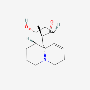 molecular formula C16H23NO2 B1238893 Acrifoline 