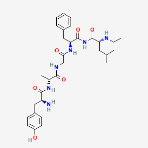 molecular formula C31H44N6O6 B1238894 2-Ala-5-N-Et-leu-enkephalinamide CAS No. 67787-85-3