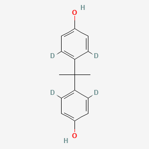 molecular formula C15H16O2 B12388952 Bisphenol A-d4 