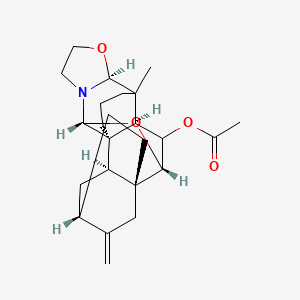 molecular formula C24H33NO4 B12389010 Spiradine F 