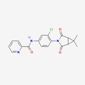 molecular formula C19H16ClN3O3 B12389023 VU0410425 