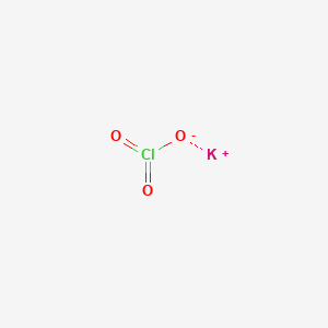 molecular formula ClKO3<br>KClO3<br>KClO3<br>ClKO3 B1238904 Potassium chlorate CAS No. 3811-04-9