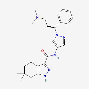 molecular formula C24H32N6O B12389046 GNE-9822 