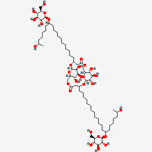 molecular formula C70H128O28 B1238916 Fattiviracin FV-8 