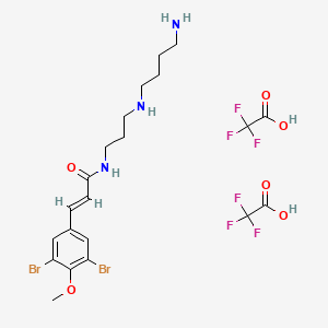 molecular formula C21H27Br2F6N3O6 B12389162 Ianthelliformisamine B diTFA 