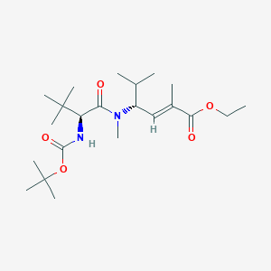 molecular formula C22H40N2O5 B12389168 Taltobulin intermediate-6 