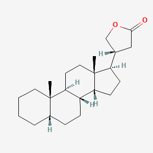 molecular formula C23H36O2 B1238923 5β-强心苷 