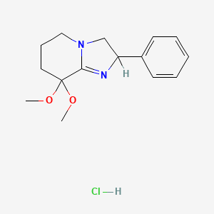 molecular formula C15H21ClN2O2 B1238927 Oxamisole hydrochloride CAS No. 99258-55-6