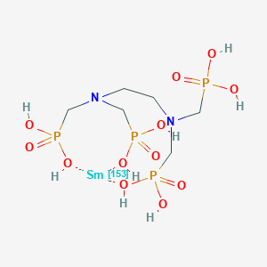 molecular formula C6H20N2O12P4Sm B1238928 Quadramet 