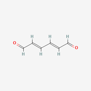 molecular formula C6H6O2 B1238932 己二烯二醛 CAS No. 3249-28-3