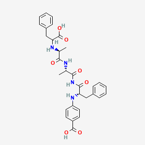 molecular formula C31H34N4O7 B1238947 Cpp-ala-ala-phe-pab CAS No. 90991-75-6