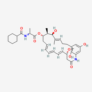 molecular formula C36H50N2O8 B1238958 Mycotrienin II CAS No. 11050-90-1