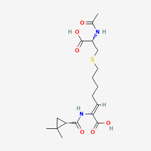 molecular formula C18H28N2O6S B1238974 N-Acetylcilastatin CAS No. 94388-32-6
