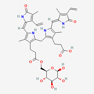 molecular formula C39H46N4O11 B1238976 Bilirubin glucoside CAS No. 36570-68-0