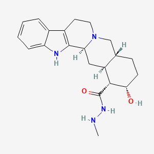 molecular formula C21H28N4O2 B1238982 N-Methyl-N'-yohimbohydrazide CAS No. 49707-02-0
