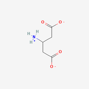 molecular formula C5H8NO4- B1238996 3-Aminopentanedioate 