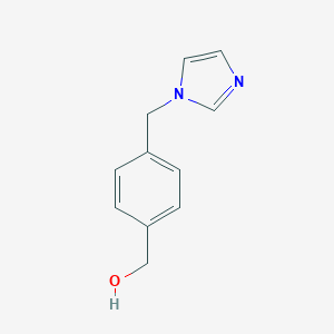 molecular formula C11H12N2O B012390 [4-(1H-Imidazol-1-ylmethyl)phenyl]methanol CAS No. 103573-92-8