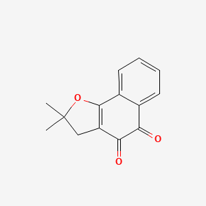 molecular formula C14H12O3 B1239000 A-Nor-lapachone CAS No. 52436-88-1