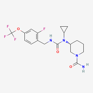 molecular formula C18H22F4N4O3 B12390005 JNT-517 CAS No. 2837993-05-0