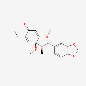molecular formula C21H24O5 B12390039 Isodihydrofutoquinol B 