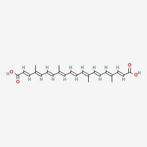 molecular formula C24H28O4 B1239005 Norbixin CAS No. 542-40-5