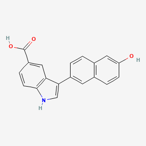 molecular formula C19H13NO3 B12390145 QR-0217 