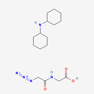 molecular formula C16H29N5O3 B12390187 N3-Gly-Gly-OH (DCHA) 