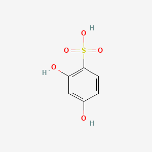 molecular formula C6H6O5S B1239019 2,4-dihydroxybenzenesulfonic Acid CAS No. 6409-58-1