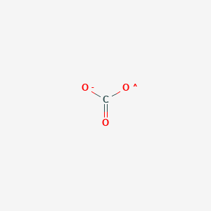 molecular formula CO3- B1239034 Carbonate radical 
