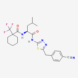 molecular formula C24H28F3N5O2S B12390371 BAY-728 