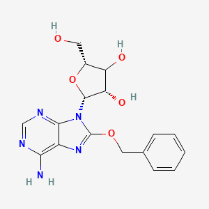 molecular formula C17H19N5O5 B12390434 8-Benzyloxyadenosine 