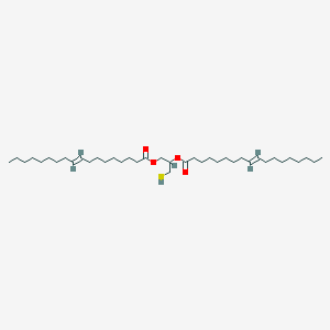 molecular formula C39H72O4S B1239053 [2-[(E)-octadec-9-enoyl]oxy-3-sulfanylpropyl] (E)-octadec-9-enoate CAS No. 91860-74-1