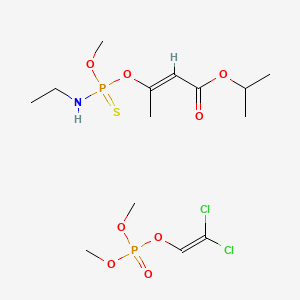 molecular formula C14H27Cl2NO8P2S B1239064 Safrotin CAS No. 77491-30-6