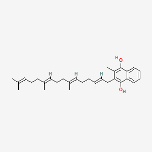 molecular formula C31H42O2 B1239073 Menahydroquinone-4 CAS No. 39776-45-9