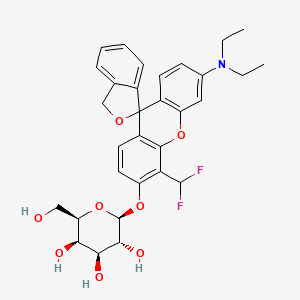 molecular formula C31H33F2NO8 B12390751 SPiDER-|AGal-2 