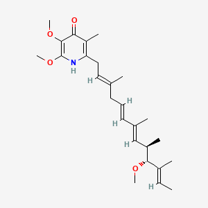 molecular formula C26H39NO4 B1239076 Glucopiericidin B CAS No. 16891-54-6