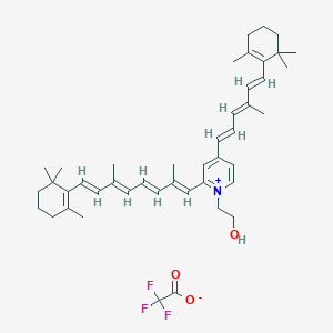 molecular formula C44H58F3NO3 B12390793 Pyridinium bisretinoid A2E TFA 