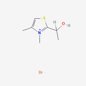 2-(alpha-Hydroxyethyl)-3,4-dimethylthiazolium bromide
