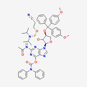 DMTr-TNA-G(O6-CONPh2)(N2Ac)-amidite
