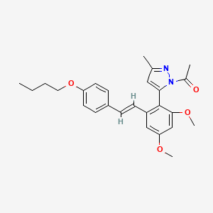 molecular formula C26H30N2O4 B12390868 NF-|EB-IN-10 