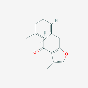 molecular formula C15H18O2 B1239088 Furanodienone 
