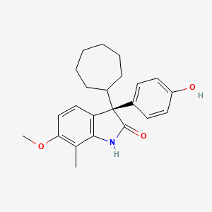 molecular formula C23H27NO3 B12390898 (R)-Necrocide 1 