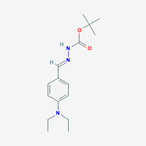 tert-butyl (2E)-2-[4-(diethylamino)benzylidene]hydrazinecarboxylate