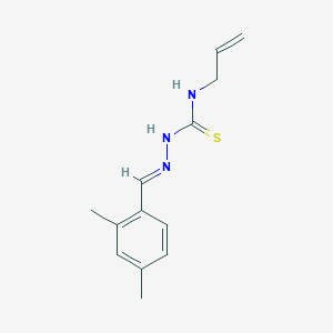 1-[(E)-(2,4-dimethylphenyl)methylideneamino]-3-prop-2-enylthiourea