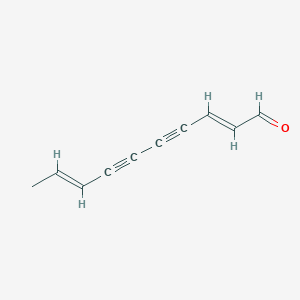 molecular formula C10H8O B1239109 2,8-Decadiene-4,6-diyn-1-al 