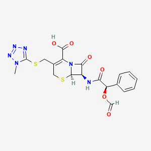 molecular formula C19H17N6NaO6S2 B1239110 Cefamandole Nafate CAS No. 57268-80-1