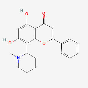 molecular formula C21H21NO4 B1239111 O-Demethylbuchenavianine 